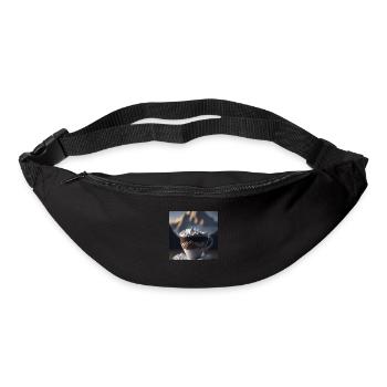 Amazing cup of coffee, unusual design - Bum bag - black - Front