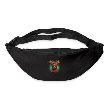 Rudolf der Weihnachts Rocker - Gürteltasche - Schwarz - Vorne