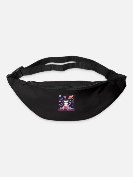 Katze Katze Katze - Gürteltasche - Schwarz