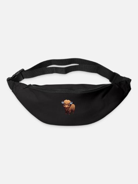 Baby Bison Büffel - Gürteltasche - Schwarz