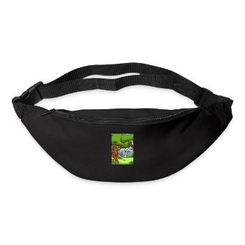 Dschungel-Hintergrund - Gürteltasche - Schwarz - Vorne