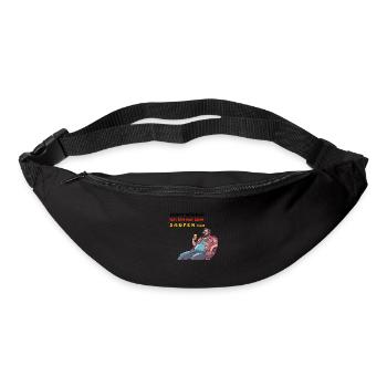 Lustiger Saufspruch für jede Mallorca Party - Gürteltasche - Schwarz - Vorne