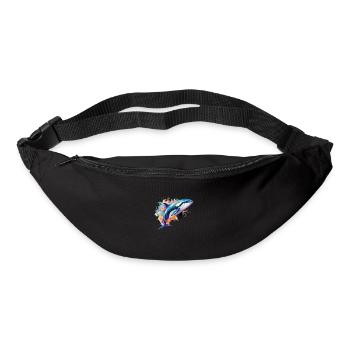 colorful orca - Bum bag - black - Front