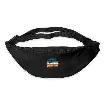 Retro-Reiten - Gürteltasche - Schwarz - Vorne