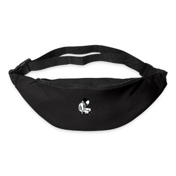 Astronaute Street art - Sac banane - noir - Devant