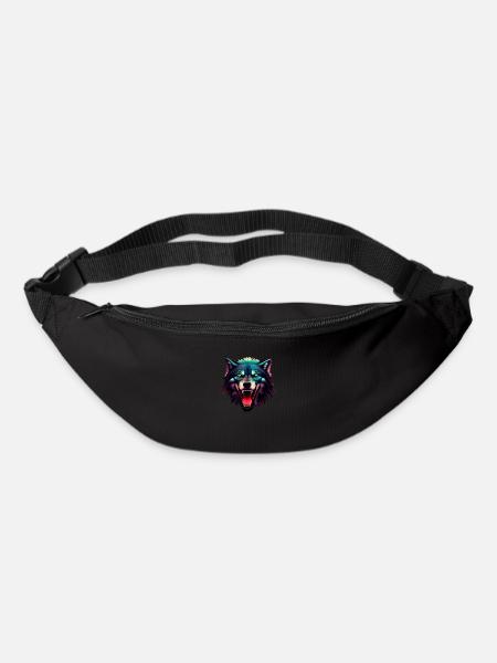Wolf - Gürteltasche - Schwarz