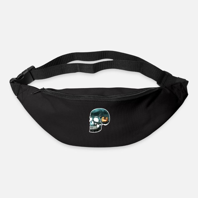 Skull terrifying vision - Bum bag - black