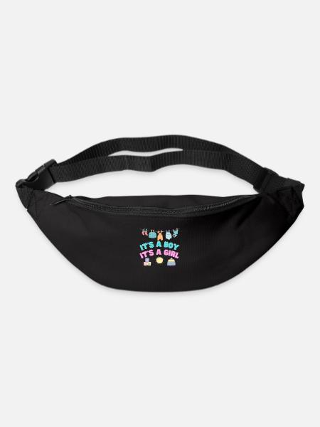 Baby shower - C’est un garçon - C’est une fille - Sac banane - noir