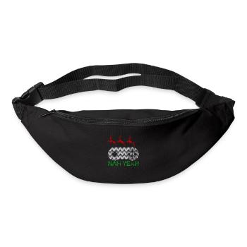 Ja nein Ugly Christmas Gaming - Gürteltasche - Schwarz - Vorne