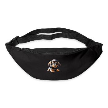 Dachshund Hund Dackelwelpe Hunde Hundehalter - Gürteltasche - Schwarz - Vorne