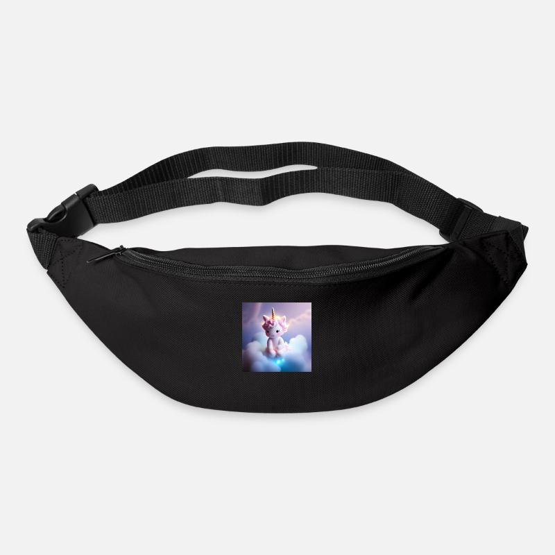 Bébé licorne - Sac banane - noir