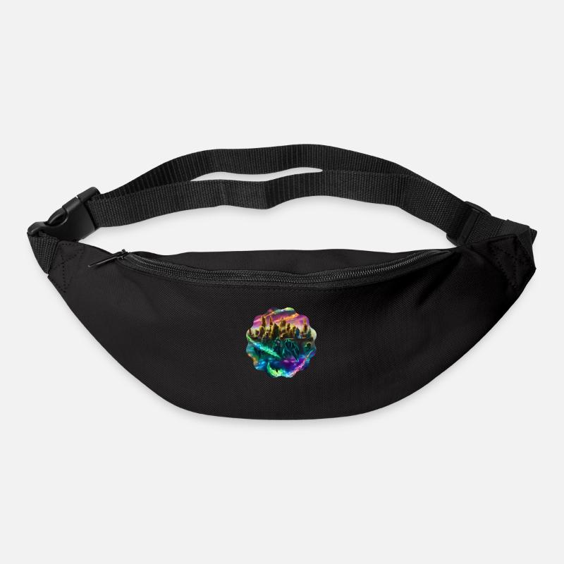 Paysage - Sac banane - noir