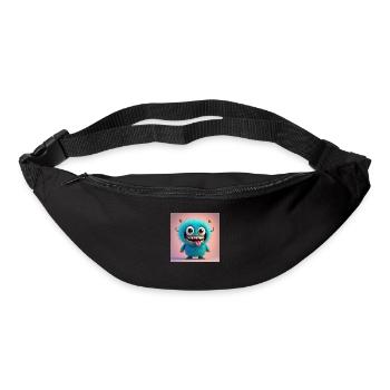 Happy Halloween niedliches Monster gruselig lustig gruselig - Gürteltasche - Schwarz - Vorne