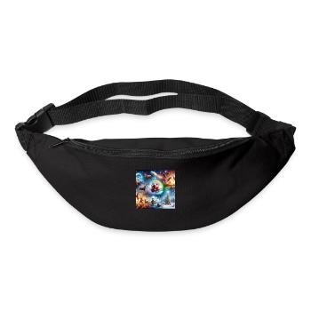Christmas Midnight Mass Gifts Christmas Tree Santa Claus - Bum bag - black - Front