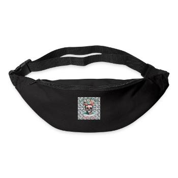 Happy Halloween Totenkopf + Kürbis | Horror Night - Gürteltasche - Schwarz - Vorne