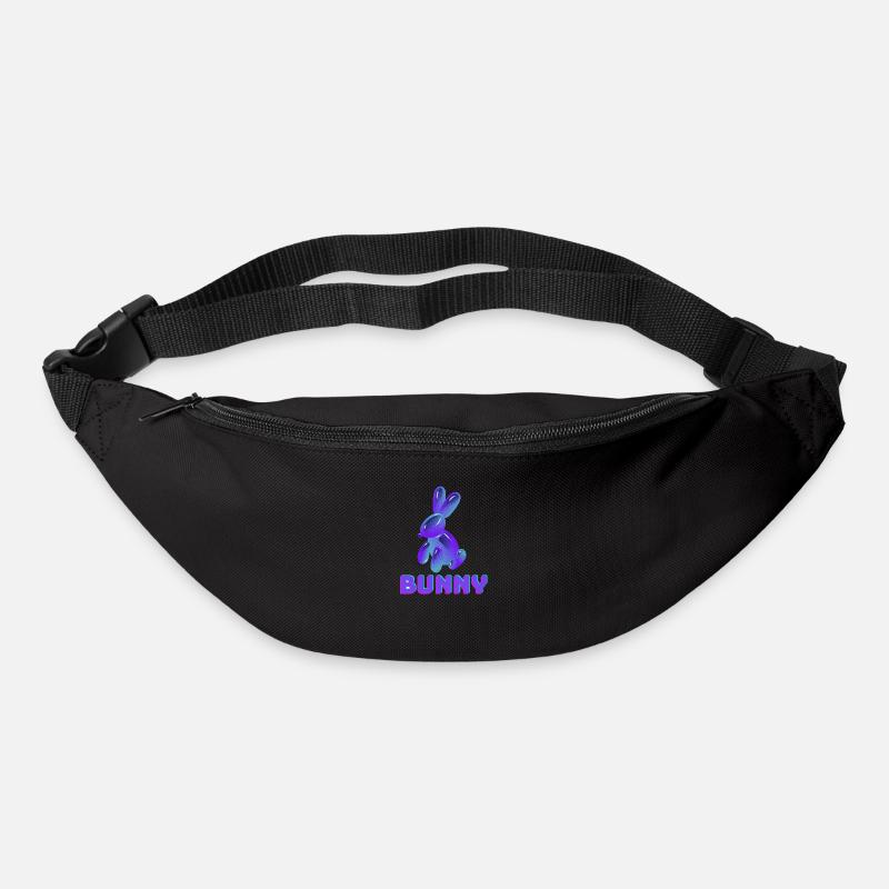 Lila Bunny - Gürteltasche - Schwarz