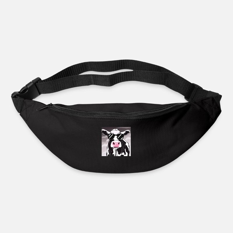 Vache fraîche - Sac banane - noir