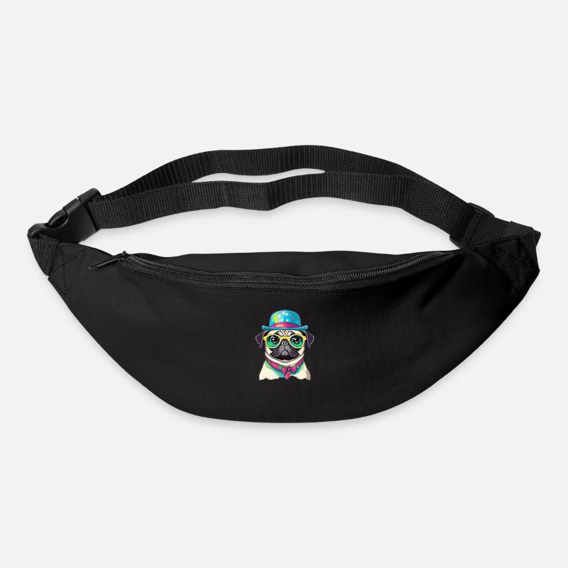 Ein bunter Hund - Gürteltasche - Schwarz