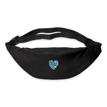 Fête des pères, mariage, fiançailles, amour, Saint-Valentin - Sac banane - noir - Devant