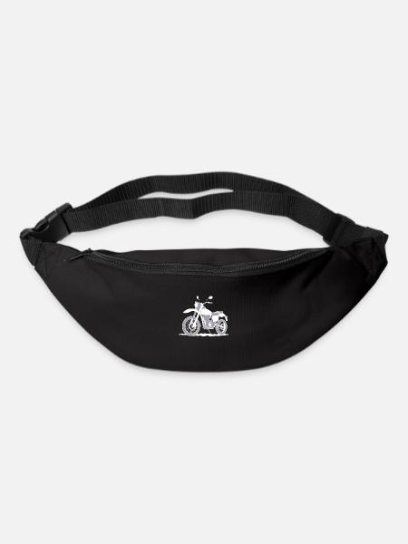 Motorcycle Motorcross Motorbike Fan Motorcyclist - Bum bag - black
