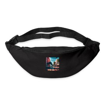 Colorfull Streets in Miami (Miami Collection) - Bum bag - black - Front