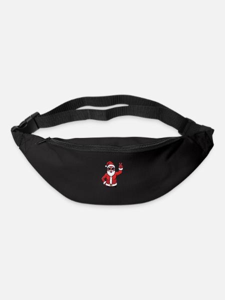 Santa with sunglasses - Bum bag - black