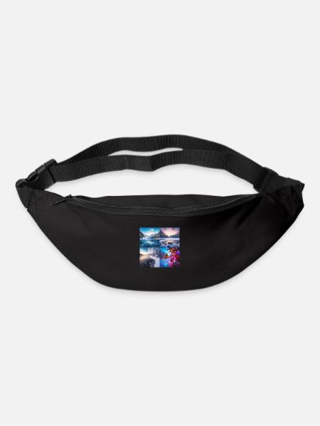 Christmas at the lake - Bum bag - black