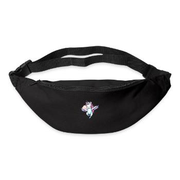 Licorne Einhorn Kawaii - Gürteltasche - Schwarz - Vorne