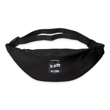 doggie cool lieblingshund humor geek hunderasse - Gürteltasche - Schwarz - Vorne