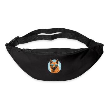Finnischer Spitz 2 - Gürteltasche - Schwarz - Vorne