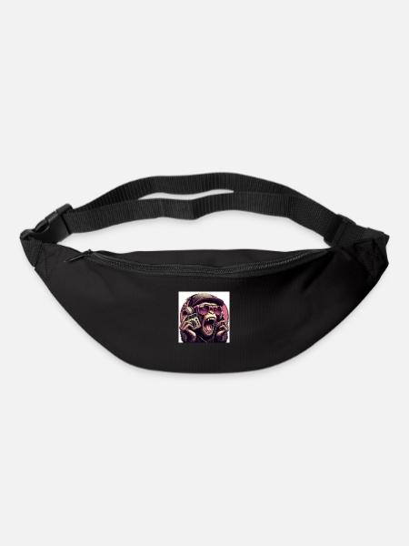affe - Gürteltasche - Schwarz