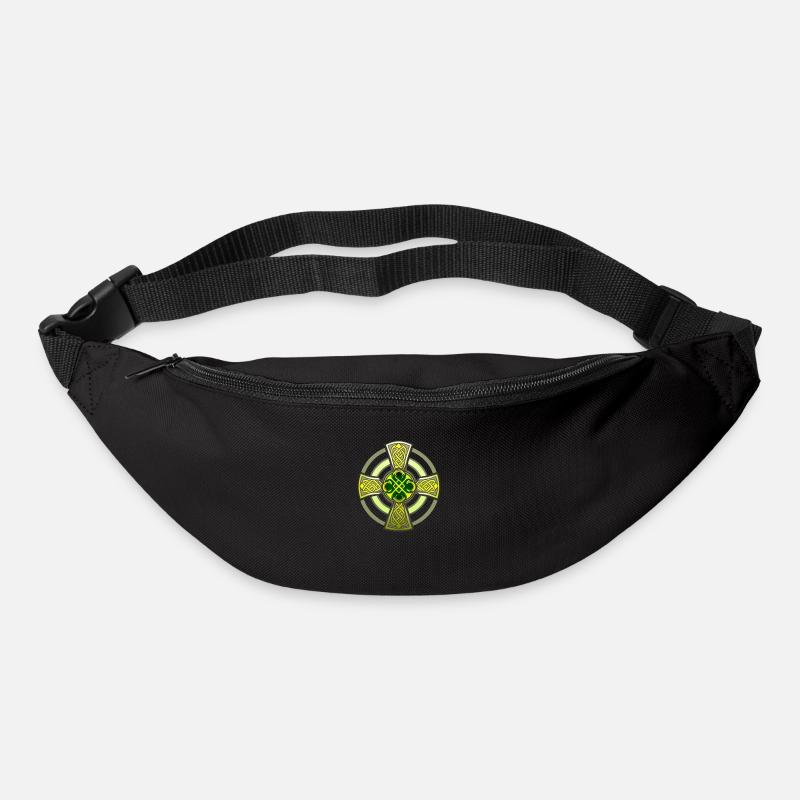 Keltisches Kreuz - Gürteltasche - Schwarz