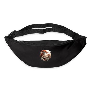 Japanische Bilderkunst - Gürteltasche - Schwarz - Vorne
