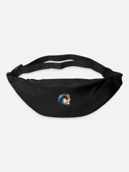 surf - Sac banane - noir