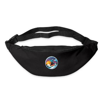 snowboard neige et ski - Sac banane - noir - Devant