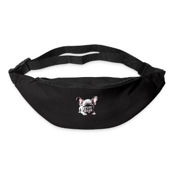 Bulldogge Hundehalter Hund Hundebesitzer Hunde - Gürteltasche - Schwarz - Vorne