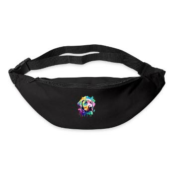 Labrador Propriétaire Chiot Labrador Retriever - Sac banane - noir - Devant