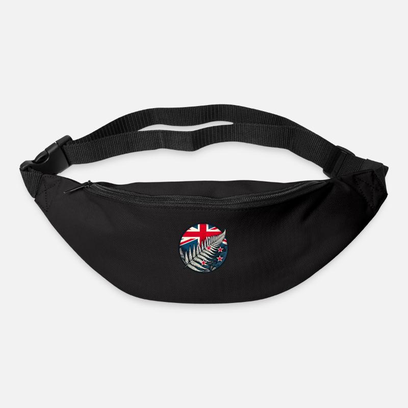 Neuseeland Aotearoa Kiwi 4 - Gürteltasche - Schwarz
