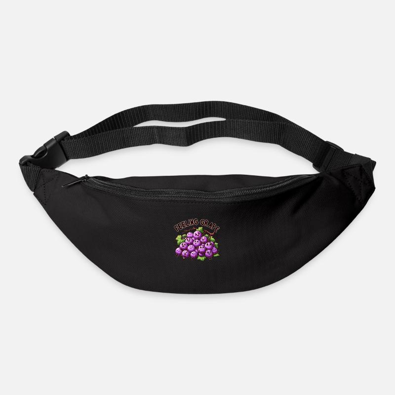 Feeling Grape - Gürteltasche - Schwarz