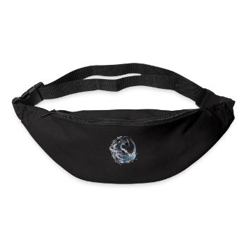 Mecha Animal : tigre, loup, renard, dinosaure, - Sac banane - noir - Devant