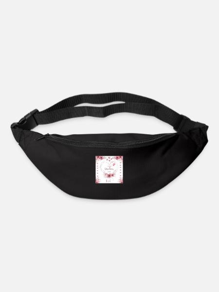 Valentinstag - Gürteltasche - Schwarz