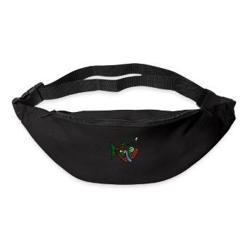 Fisch - Gürteltasche - Schwarz - Vorne