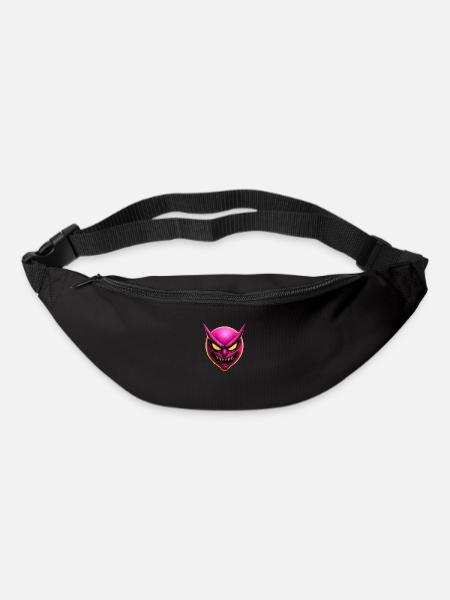 Pink Nasty Smilie - Bum bag - black