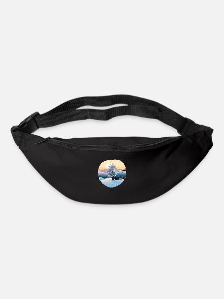 Winter Magic: Snow Magic Tree - Bum bag - black