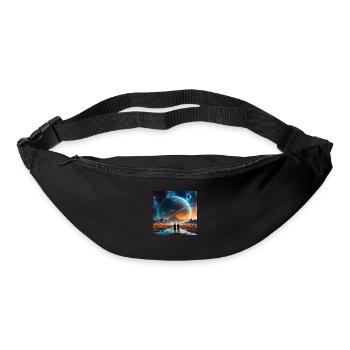 Außerirdisches Glühwürmchen 24974 - Gürteltasche - Schwarz - Vorne