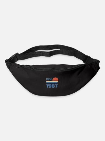 vintage 1967 - Sac banane - noir