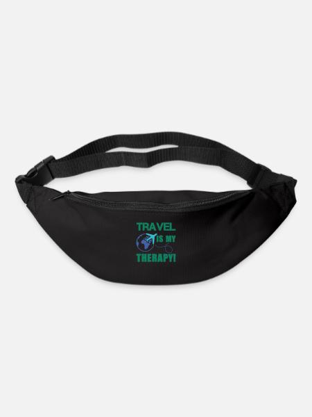 travel therapy - Gürteltasche - Schwarz