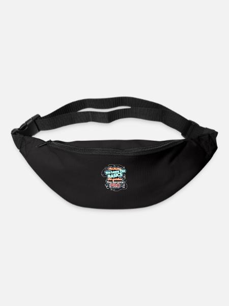 Je schneller du lernst, desto schneller wirst du zum Profi - Gürteltasche - Schwarz