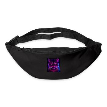 Mad Cat - Gürteltasche - Schwarz - Vorne