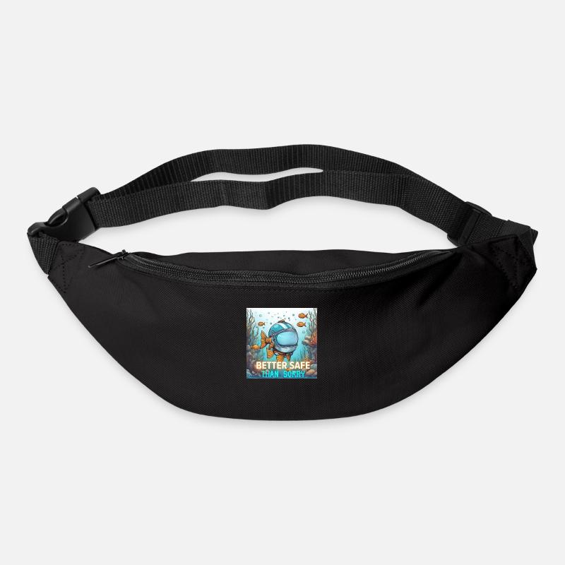 Cautious Fish - Bum bag - black